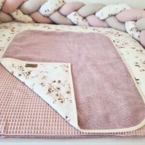 wasserdichte Wickelunterlage Jasmin dusty pink