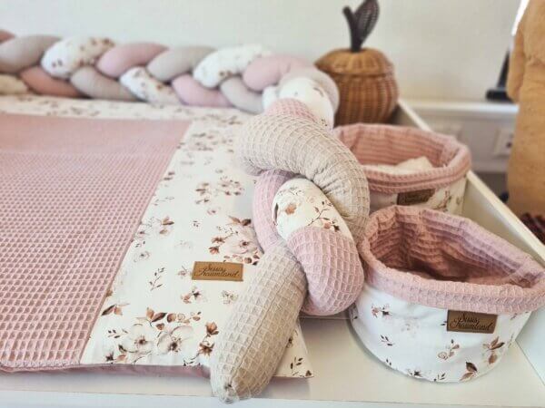 Wickelauflagenbezug Jasmin dusty pink