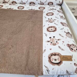 Wickelauflagenbezug 2 Wickelauflagenbezug Lion dark taupe