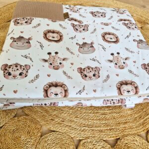 Extra dicke Krabbeldecke Lion dark taupe